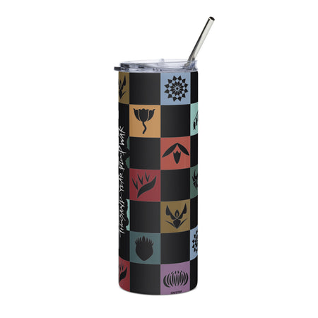 BLEACH: Thousand-Year Blood War Soul Reaper Checkered Stainless Steel Tumbler