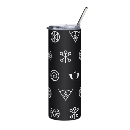 Naruto Shippuden Clan Patterned Tumbler Black