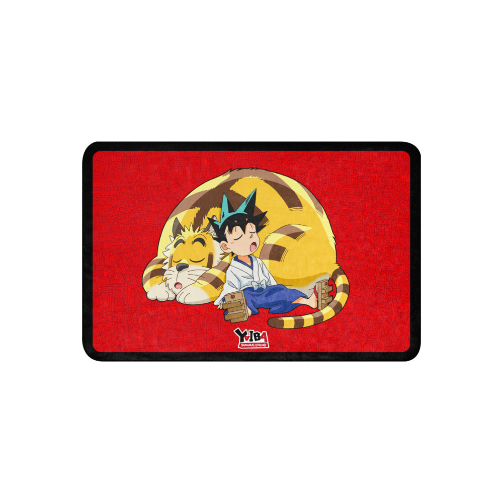 YAIBA: Samurai Legend Sherpa Blanket Yaiba & Kagetora 37 in x 57 in
