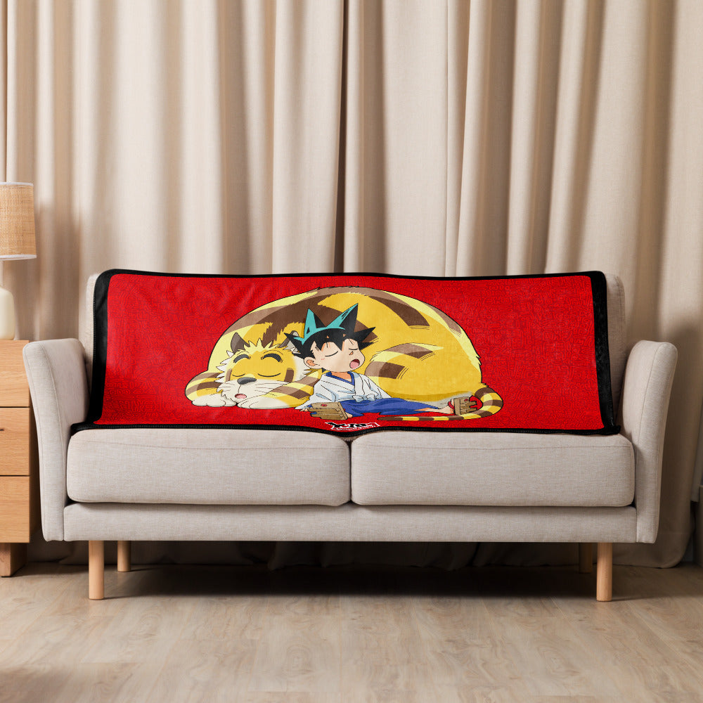 YAIBA: Samurai Legend Sherpa Blanket Yaiba & Kagetora