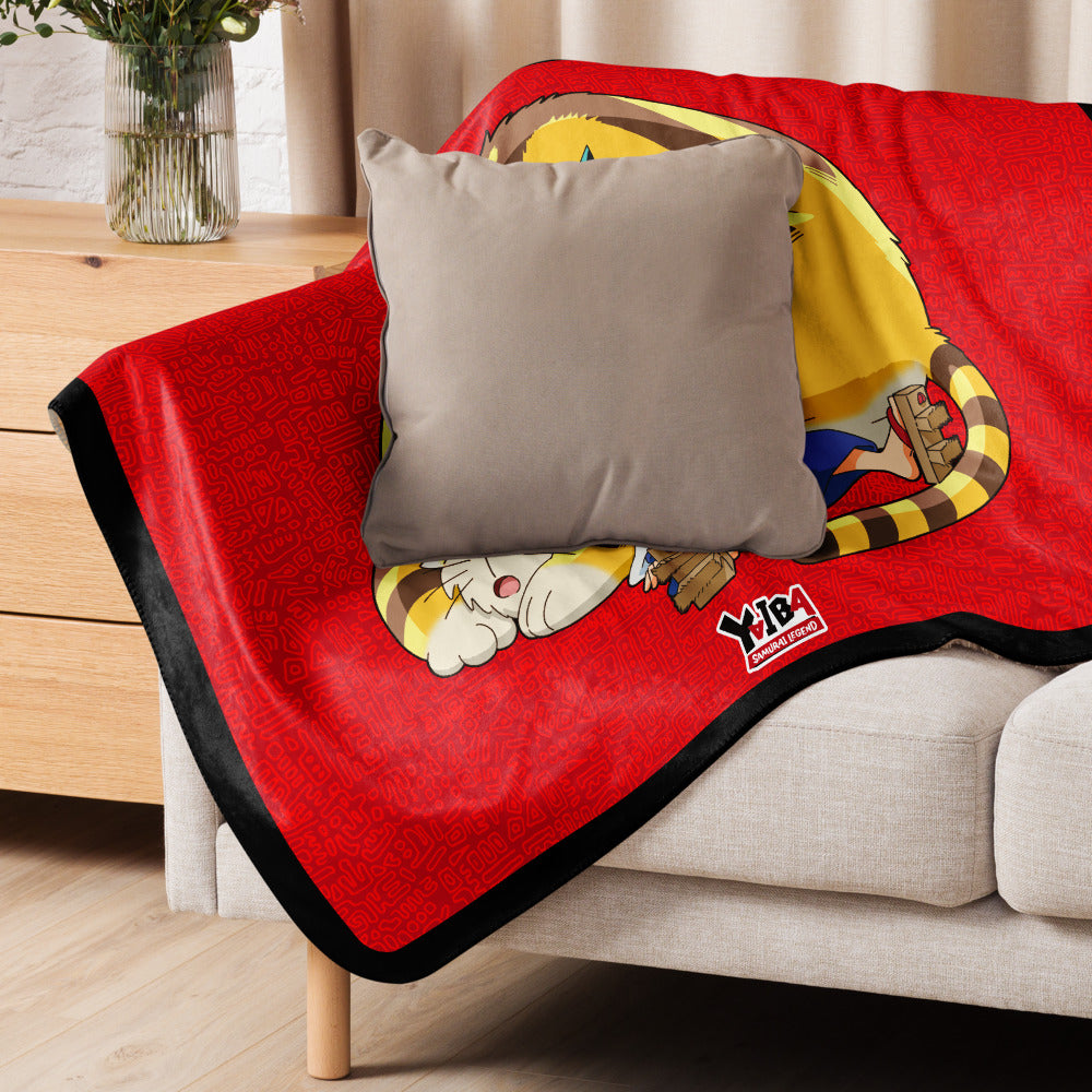 YAIBA: Samurai Legend Sherpa Blanket Yaiba & Kagetora