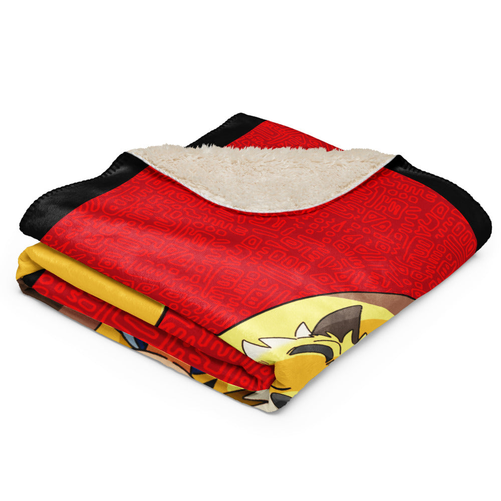 YAIBA: Samurai Legend Sherpa Blanket Yaiba & Kagetora