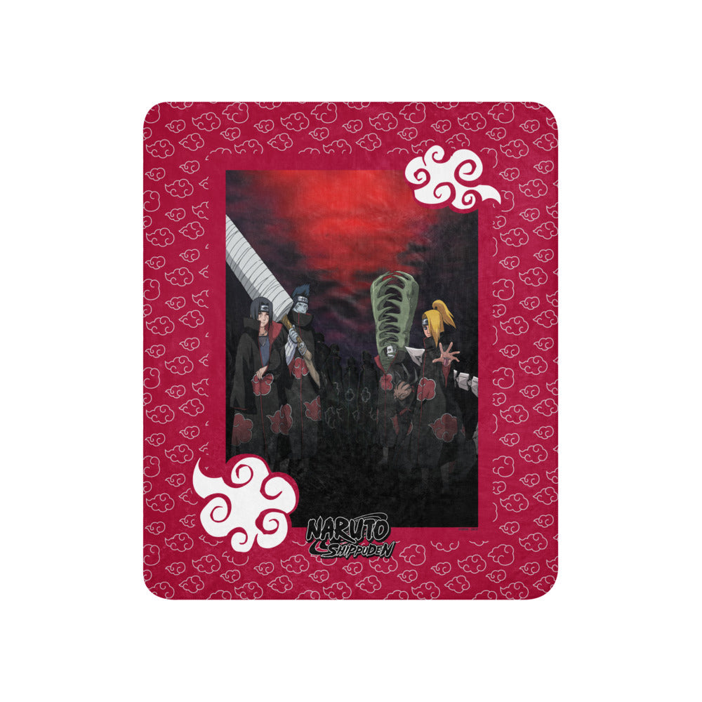 Naruto Shippuden Akatsuki Sherpa Blanket