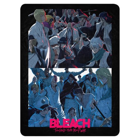 BLEACH: Thousand-Year Blood War Characters Sherpa Blanket