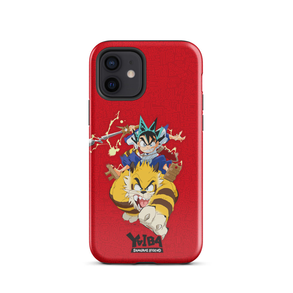 YAIBA: Samurai Legend iPhone Tough Case - Yaiba & Kagetora  iPhone 12