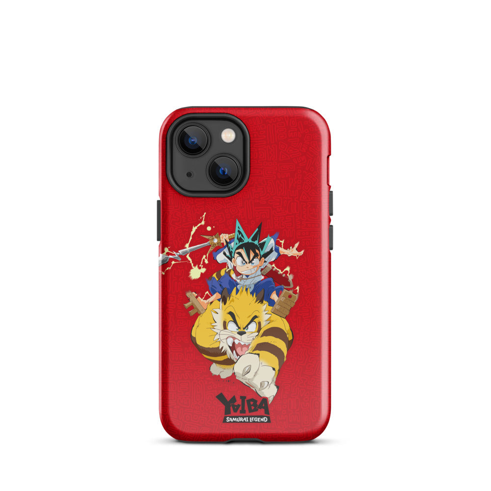 YAIBA: Samurai Legend iPhone Tough Case - Yaiba & Kagetora  iPhone 13 Mini