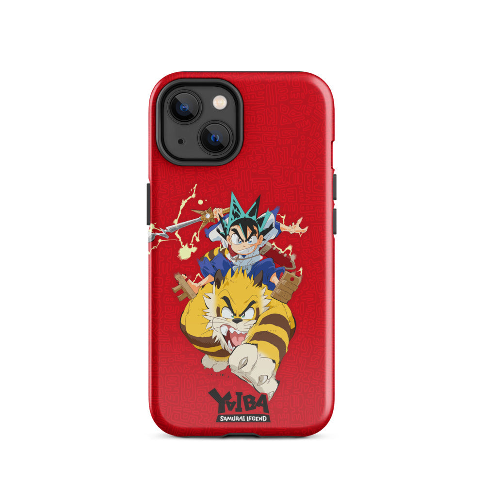YAIBA: Samurai Legend iPhone Tough Case - Yaiba & Kagetora  iPhone 14