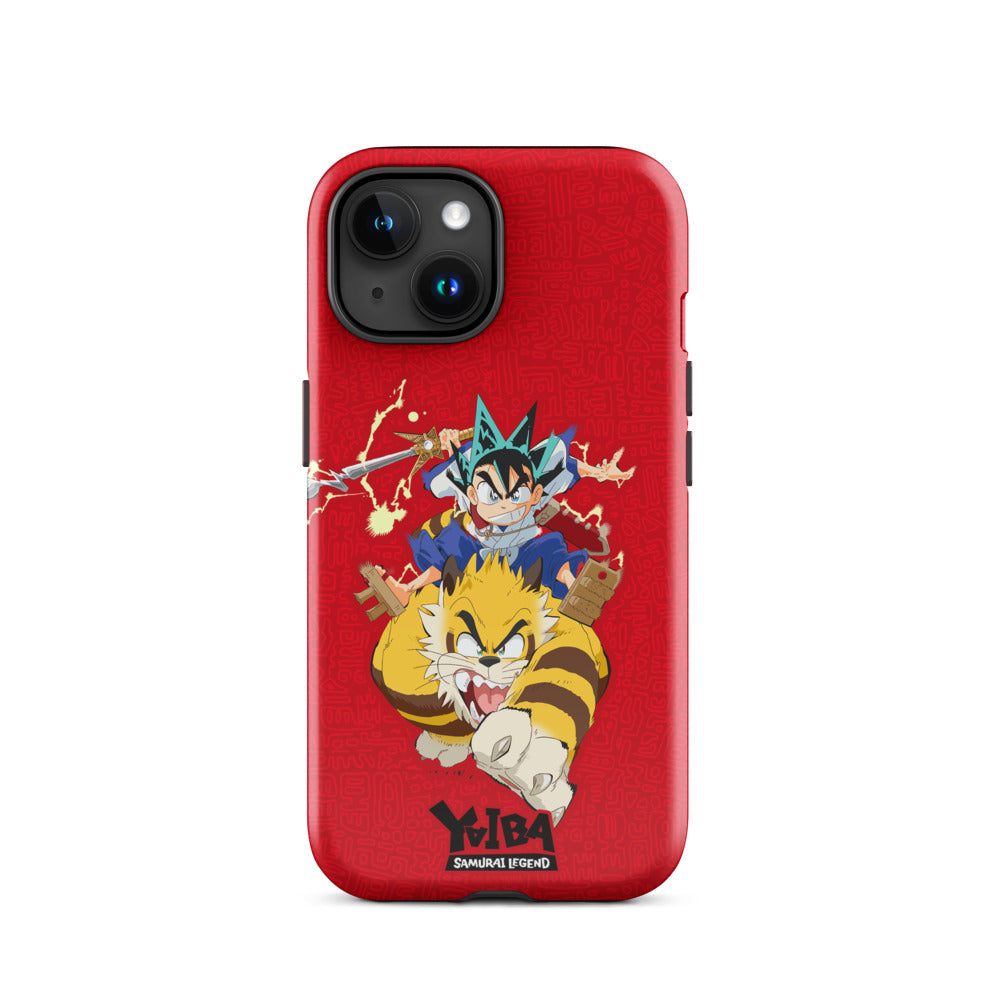 YAIBA: Samurai Legend iPhone Tough Case - Yaiba & Kagetora  iPhone 15