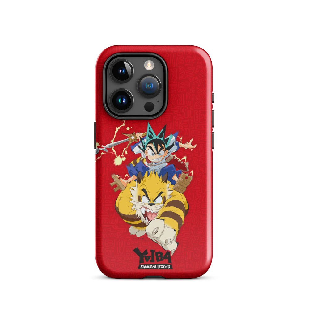 YAIBA: Samurai Legend iPhone Tough Case - Yaiba & Kagetora  iPhone 15 Pro