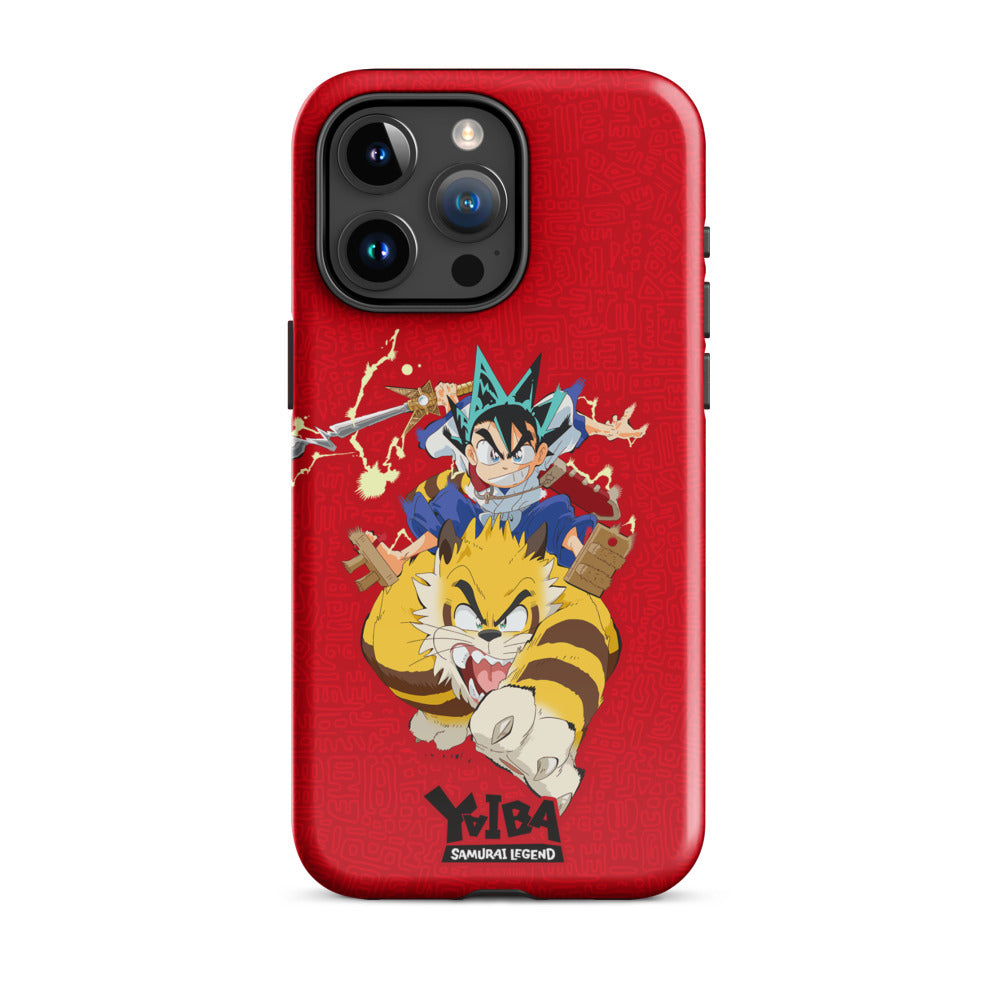 YAIBA: Samurai Legend iPhone Tough Case - Yaiba & Kagetora  iPhone 15 Pro Max