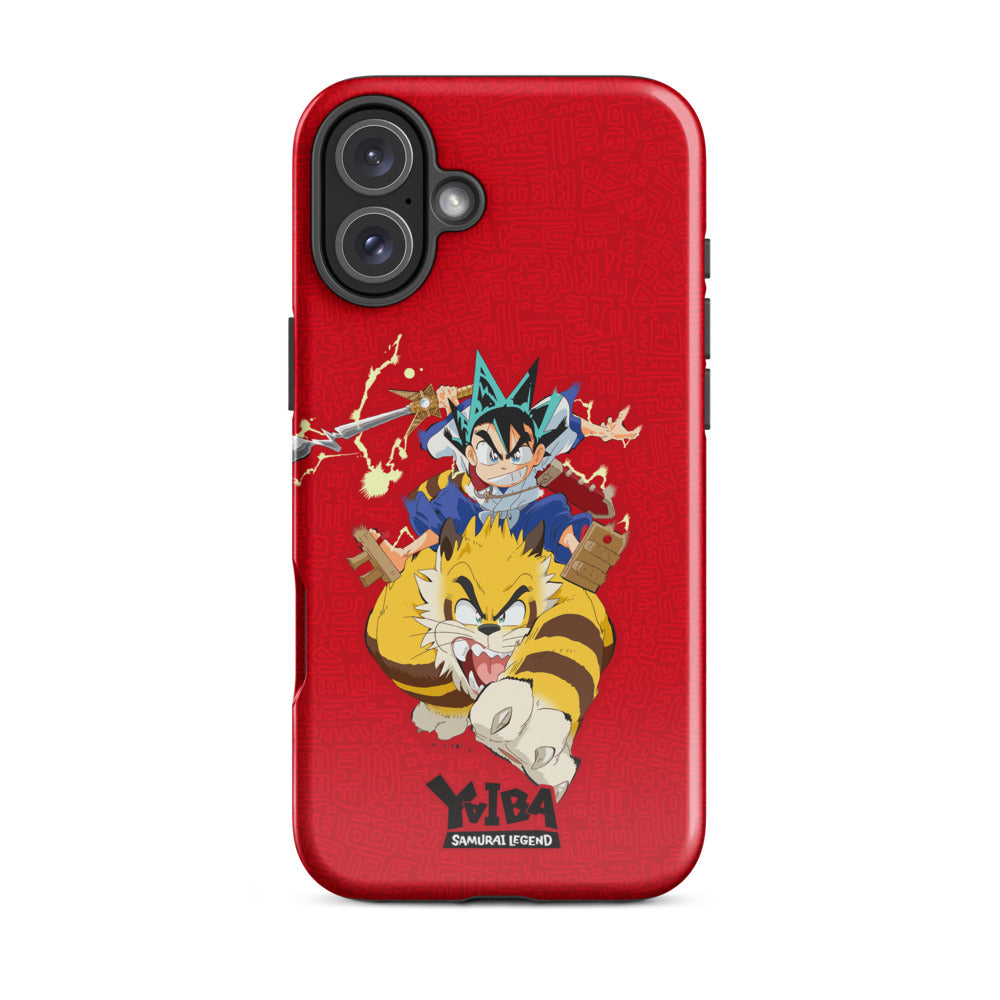 YAIBA: Samurai Legend iPhone Tough Case - Yaiba & Kagetora  iPhone 16 Plus