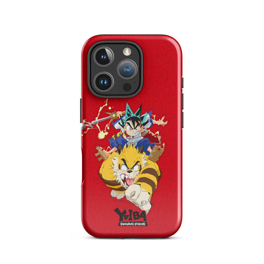 YAIBA: Samurai Legend iPhone Tough Case - Yaiba & Kagetora  iPhone 16 Pro