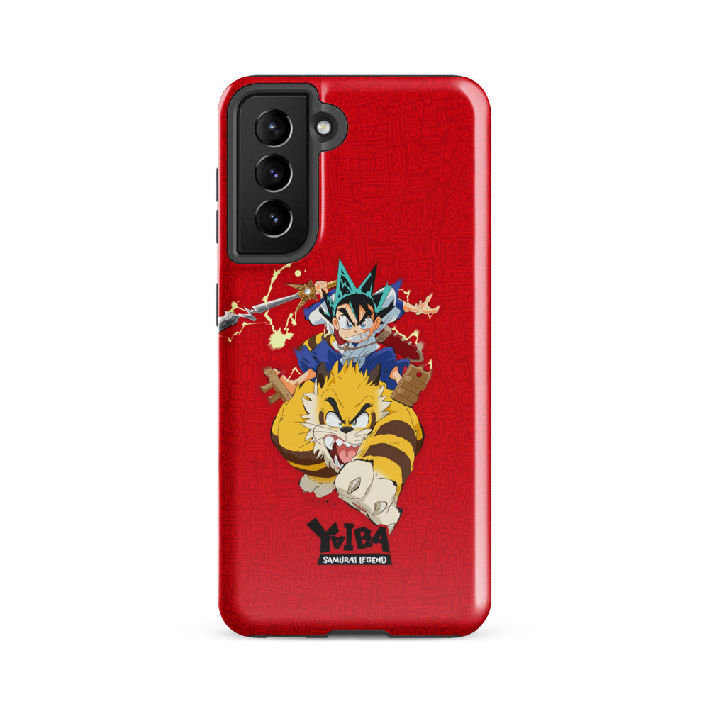 YAIBA: Samurai Legend Samsung Tough Case - Yaiba & Kagetora Samsung Galaxy S21 Fe