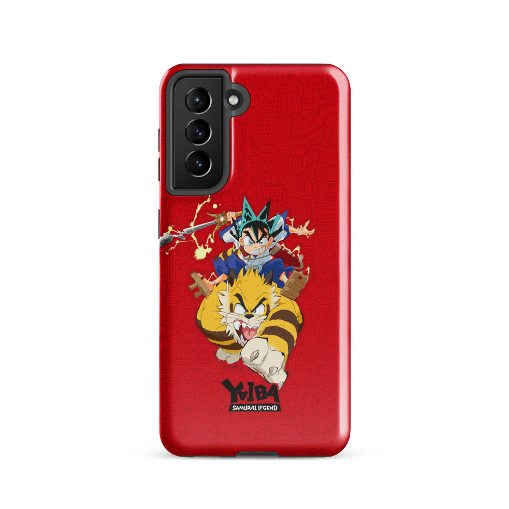 YAIBA: Samurai Legend Samsung Tough Case - Yaiba & Kagetora Samsung Galaxy S21