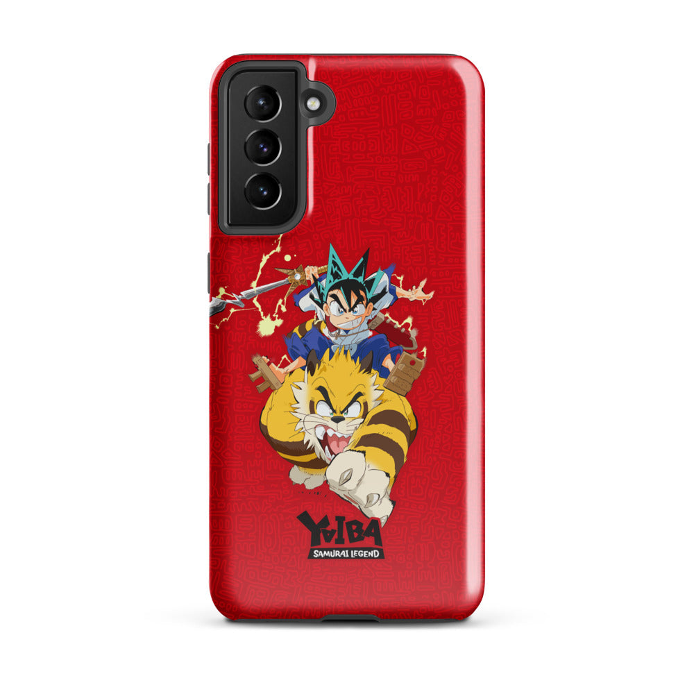 YAIBA: Samurai Legend Samsung Tough Case - Yaiba & Kagetora Samsung Galaxy S21 Plus