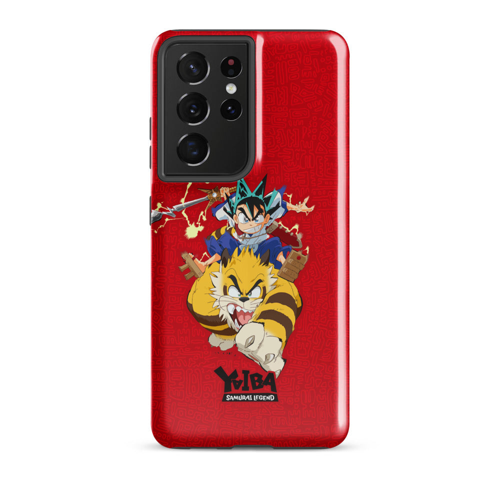 YAIBA: Samurai Legend Samsung Tough Case - Yaiba & Kagetora Samsung Galaxy S21 Ultra