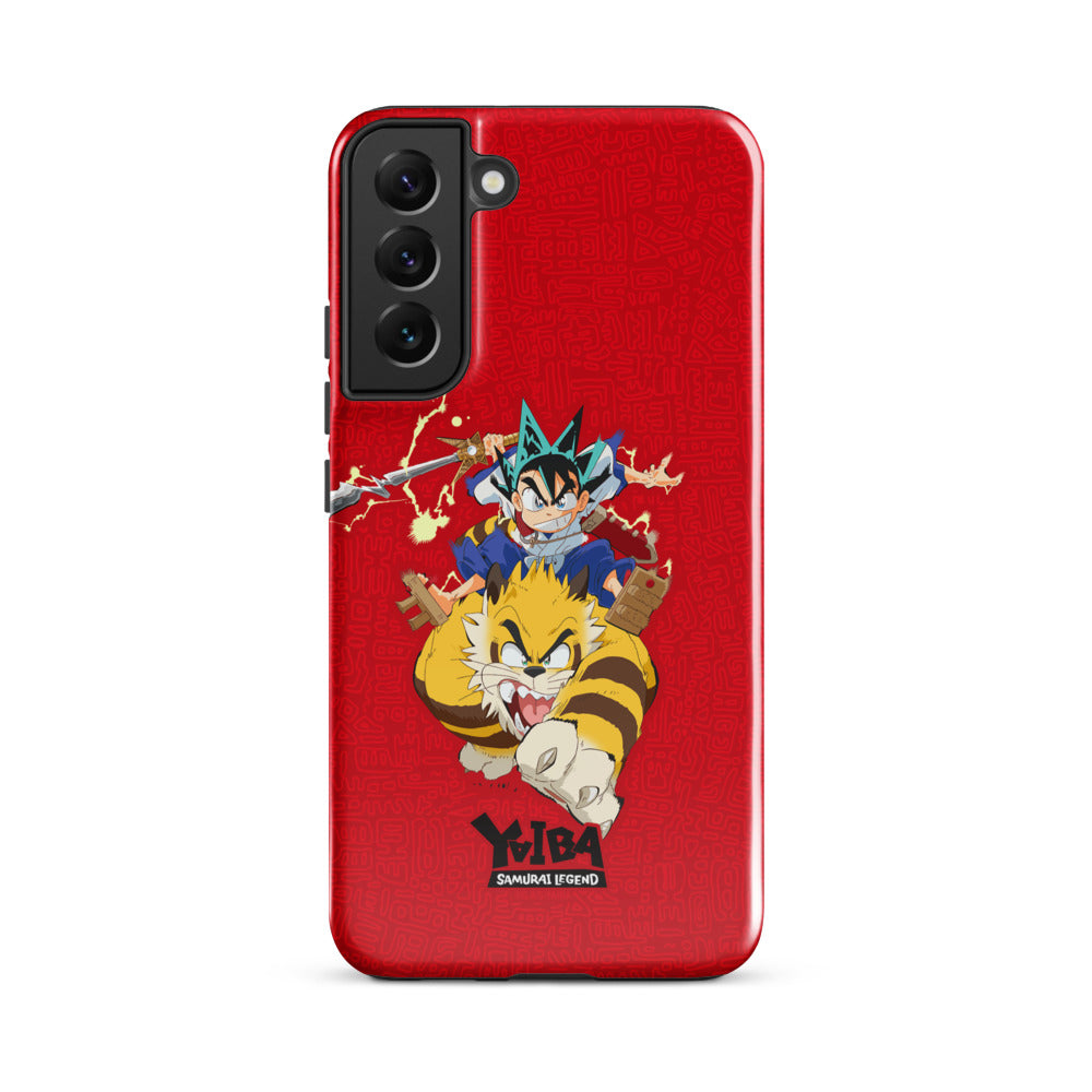 YAIBA: Samurai Legend Samsung Tough Case - Yaiba & Kagetora Samsung Galaxy S22 Plus