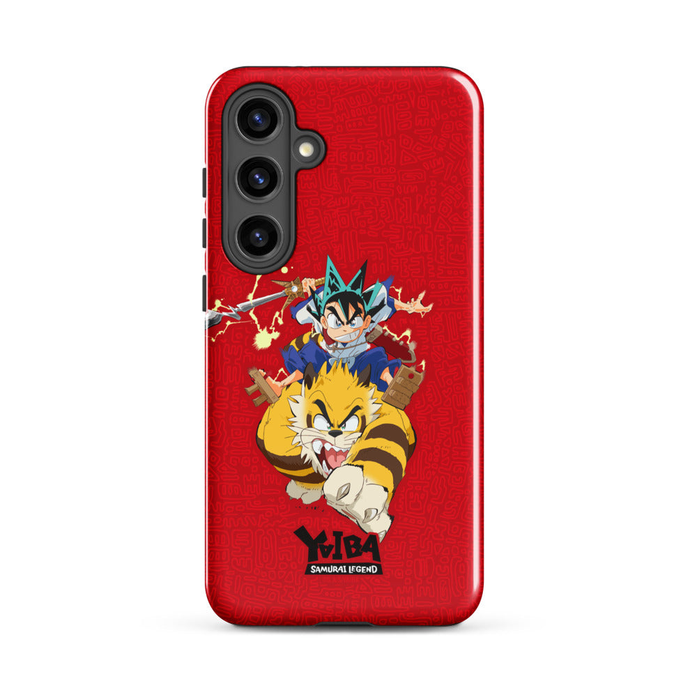 YAIBA: Samurai Legend Samsung Tough Case - Yaiba & Kagetora Samsung Galaxy S24 Plus