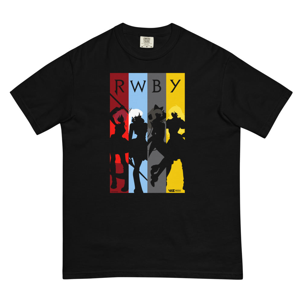 RWBY Character Silhouettes Comfort Colors T-Shirt