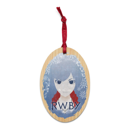 RWBY Weiss Schnee Wooden Holiday Ornament Wood