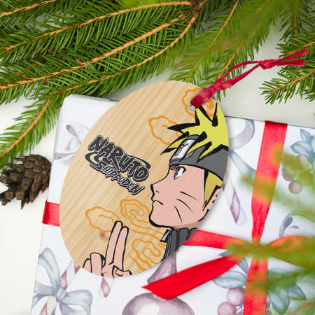Naruto Shippuden Naruto Wooden Holiday Ornament
